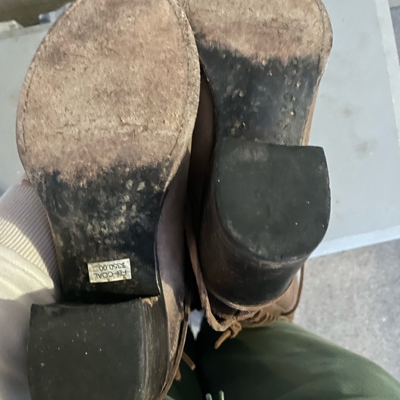 Freebird Brown Lace Up Boots - Picture 6 of 7